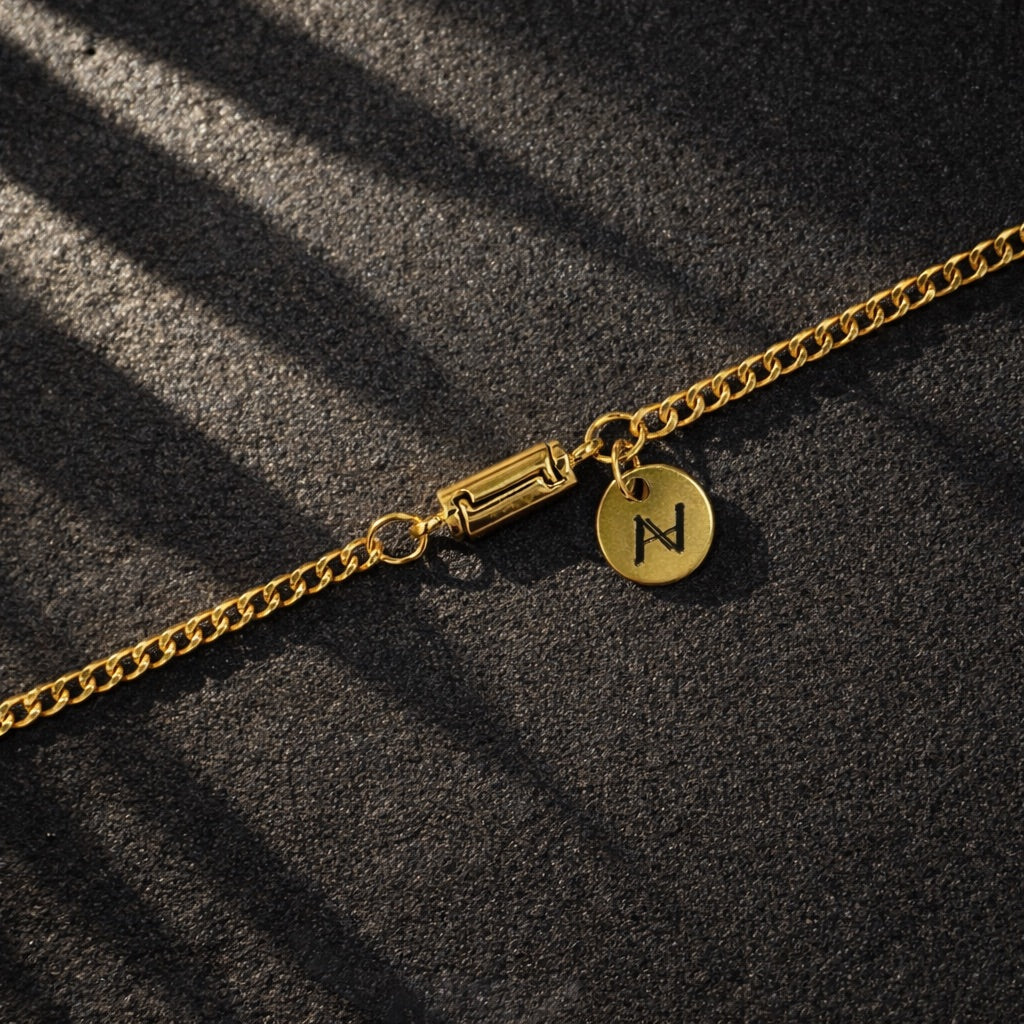 Cuban Link Chain (Gold) 2MM