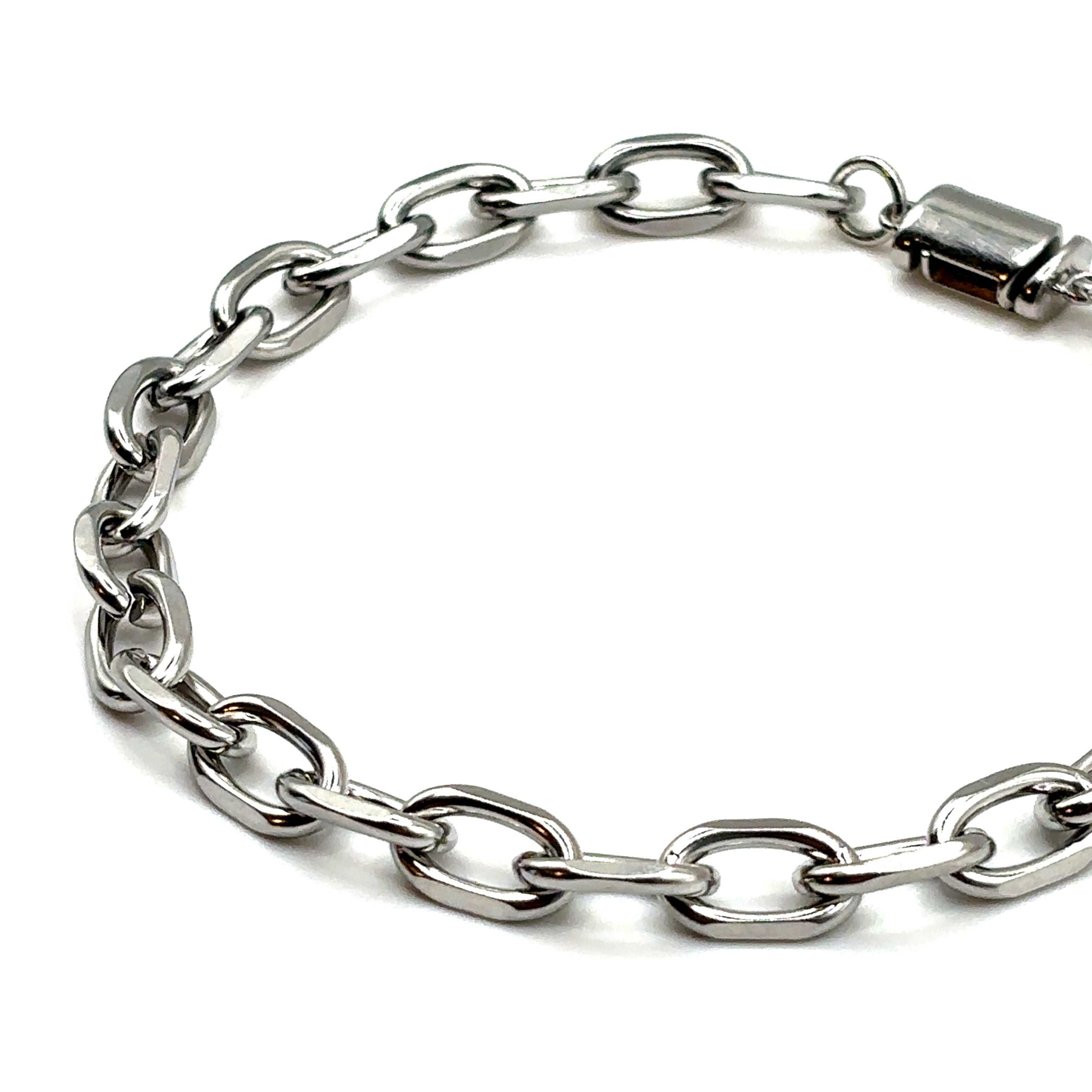 Toggle Bracelet (Silver) 7MM