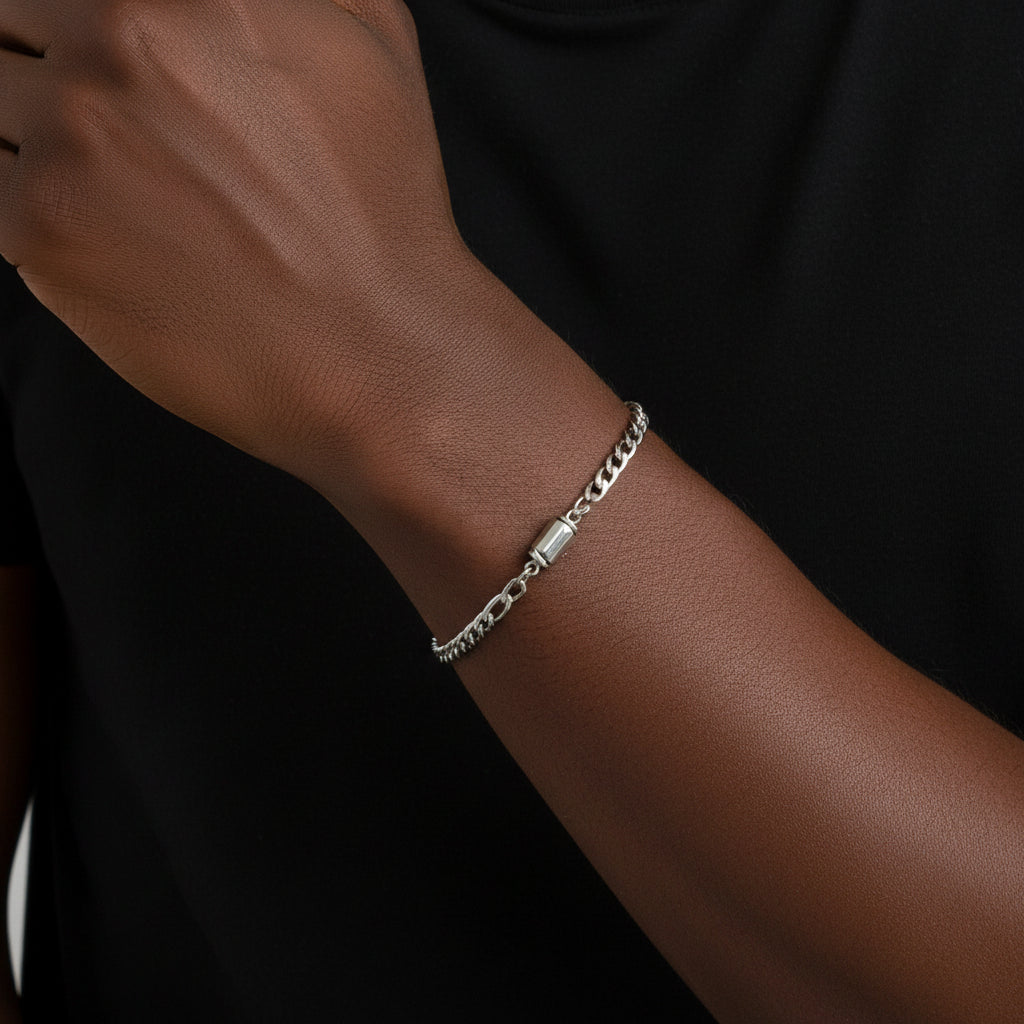 Silver chain bracelet 