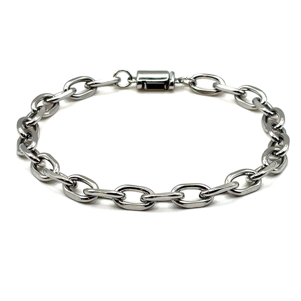 Toggle Bracelet (Silver) 7MM