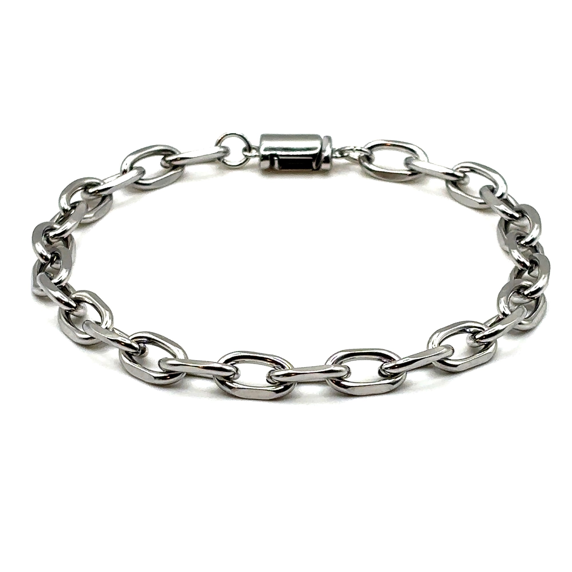 Toggle Bracelet (Silver) 7MM