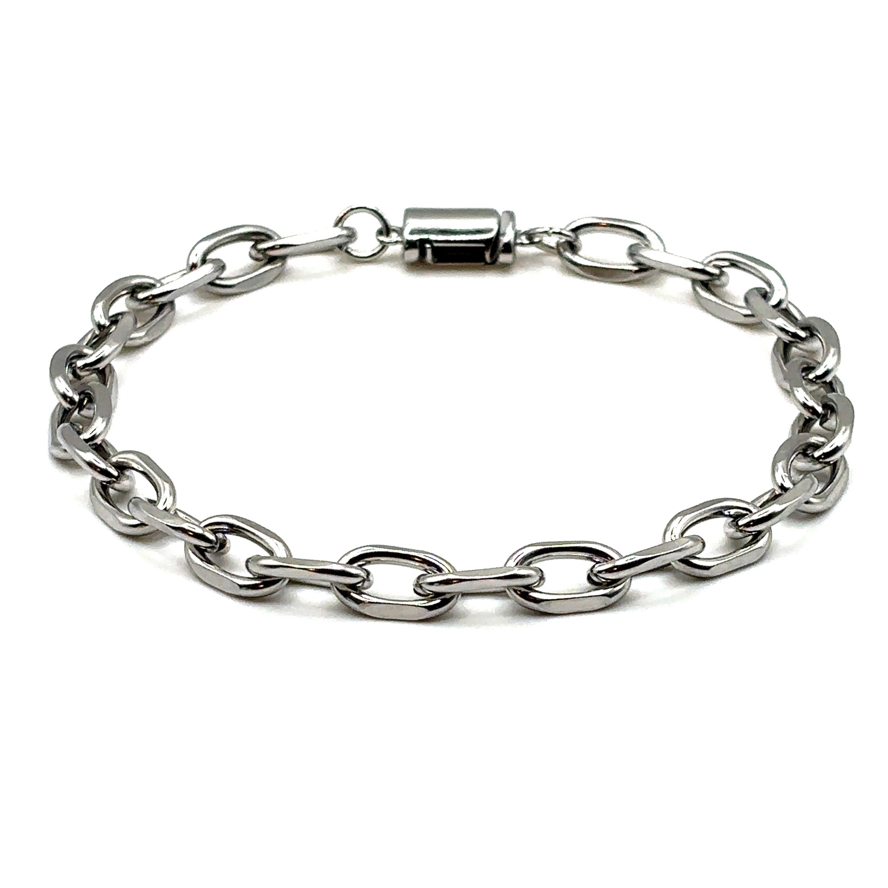 Toggle Bracelet (Silver) 7MM
