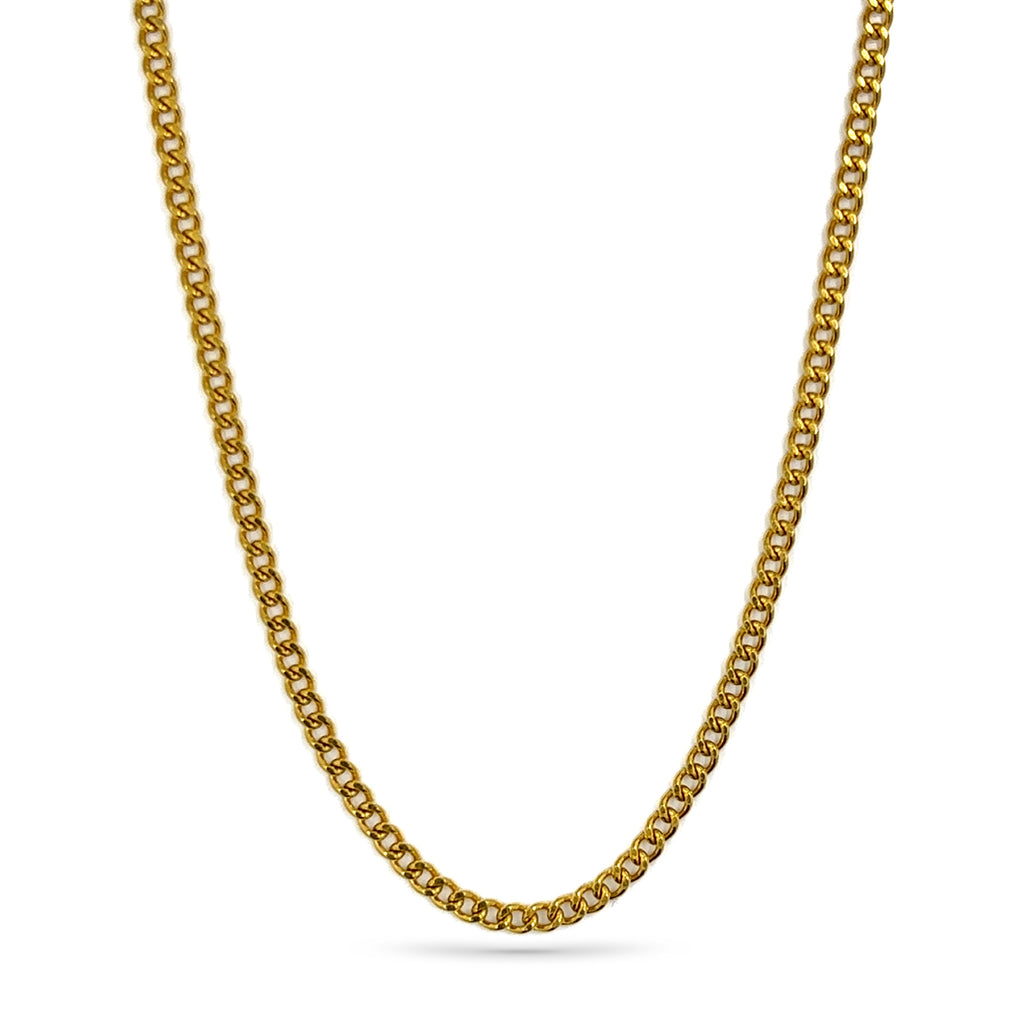 Cuban Link Chain (Gold) 2MM
