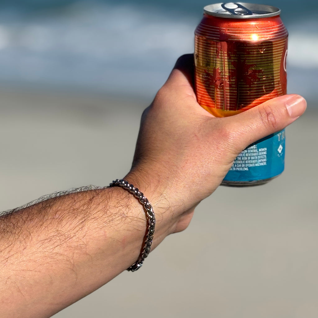 Wheat Bracelet (Silver) 5MM