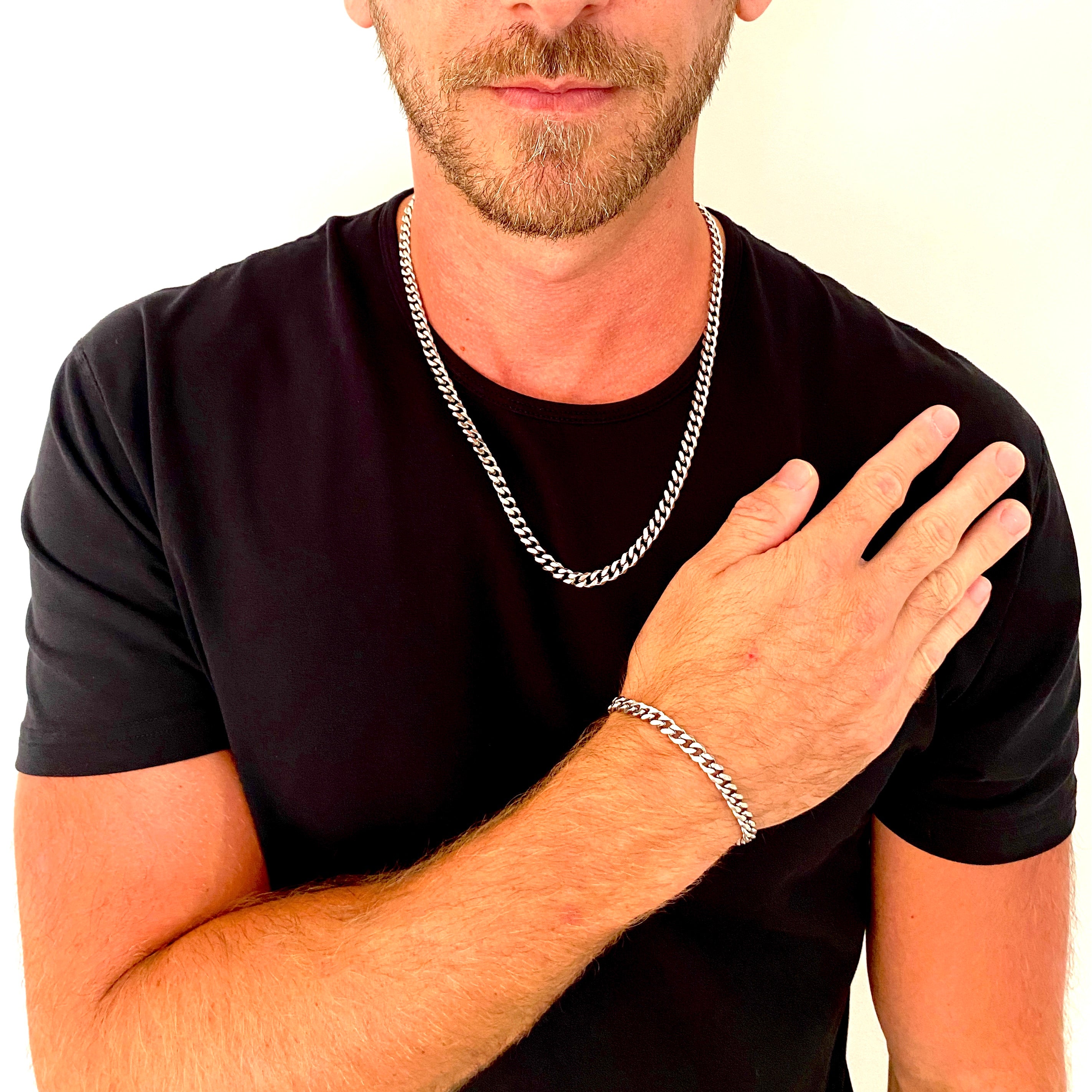 Cuban Link Bracelet (Silver) 6MM