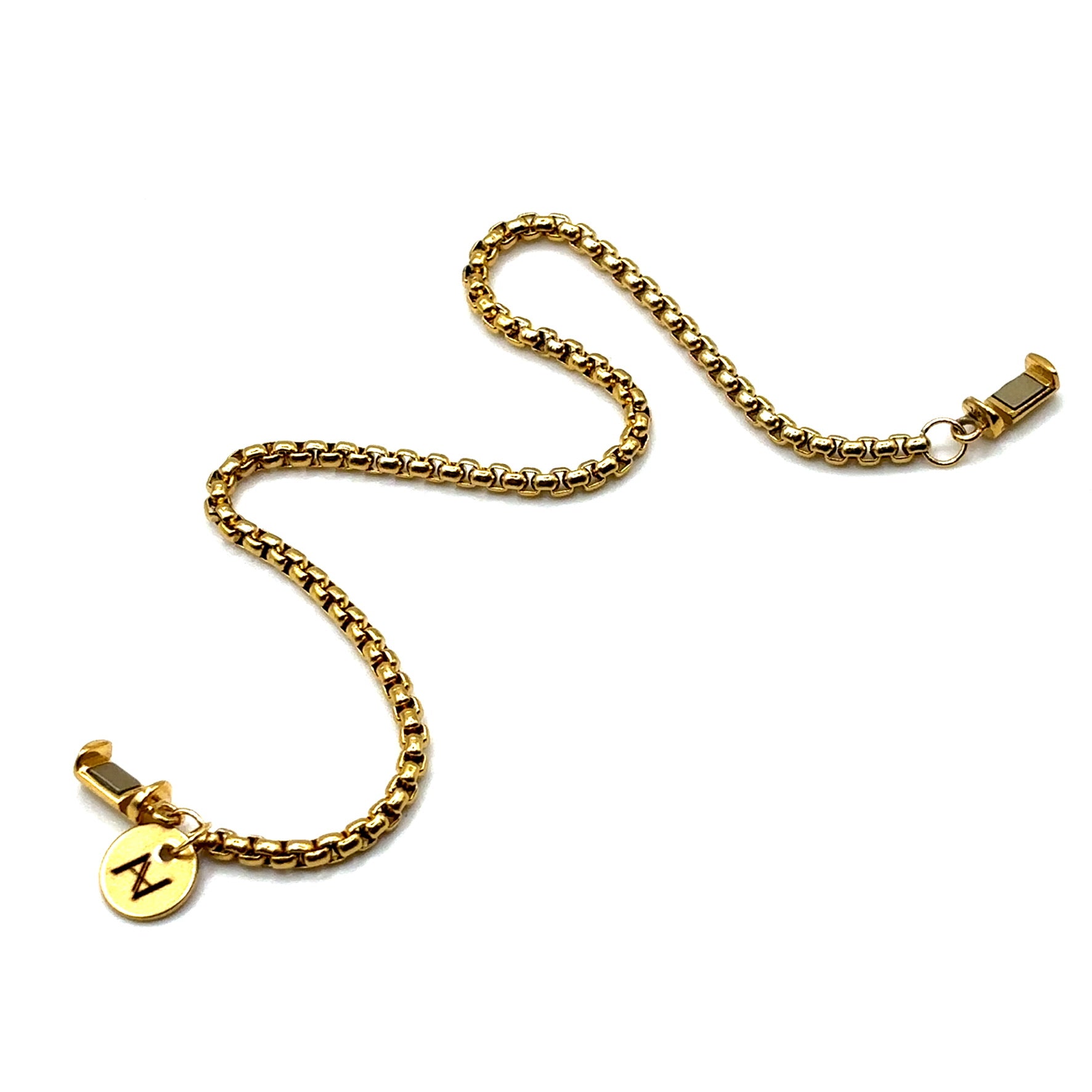 Box Bracelet (Gold) 2MM