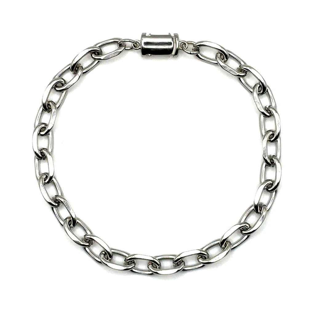 Toggle Bracelet (Silver) 7MM