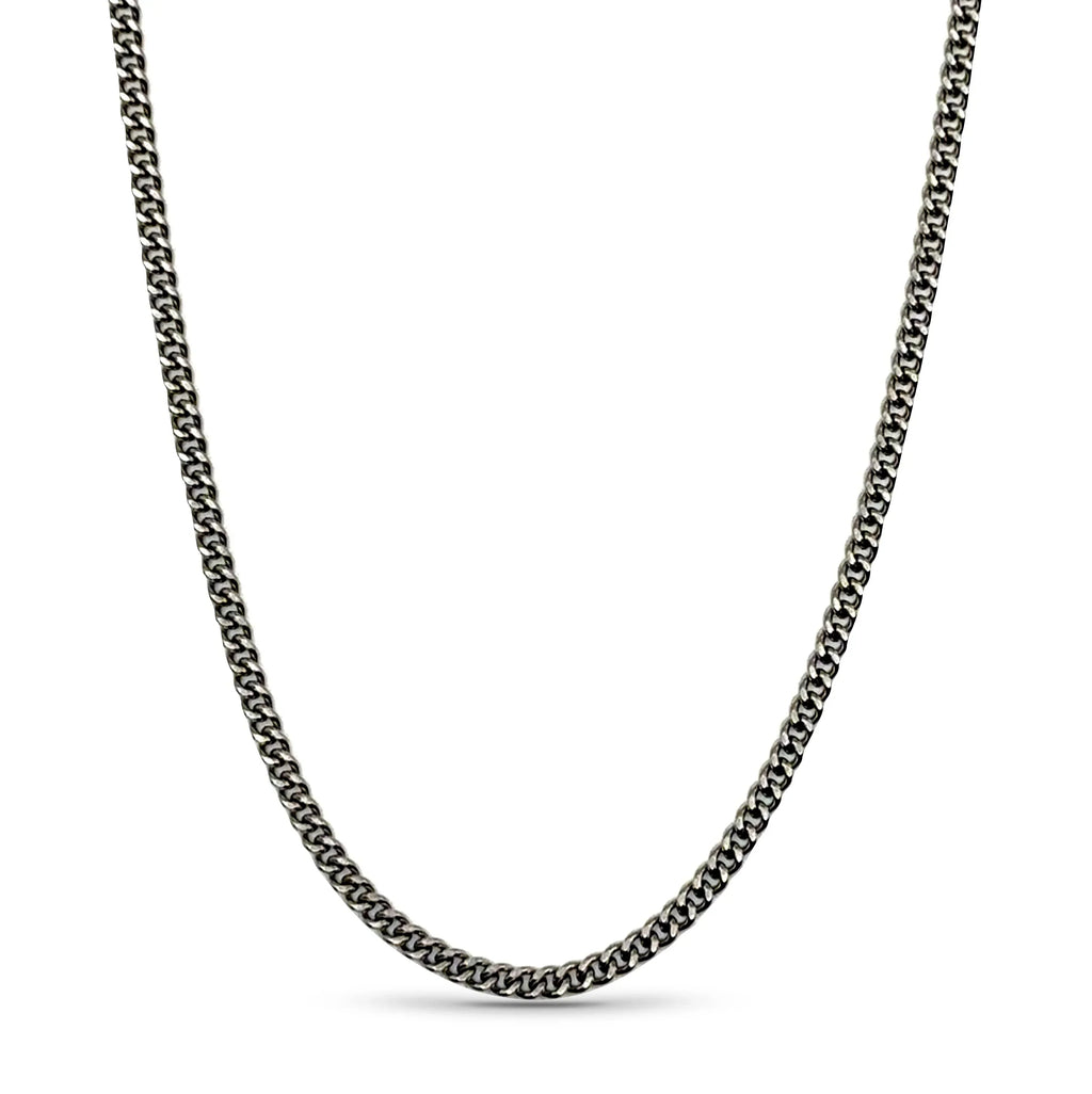 Cuban Link Chain Set (Silver) 3MM