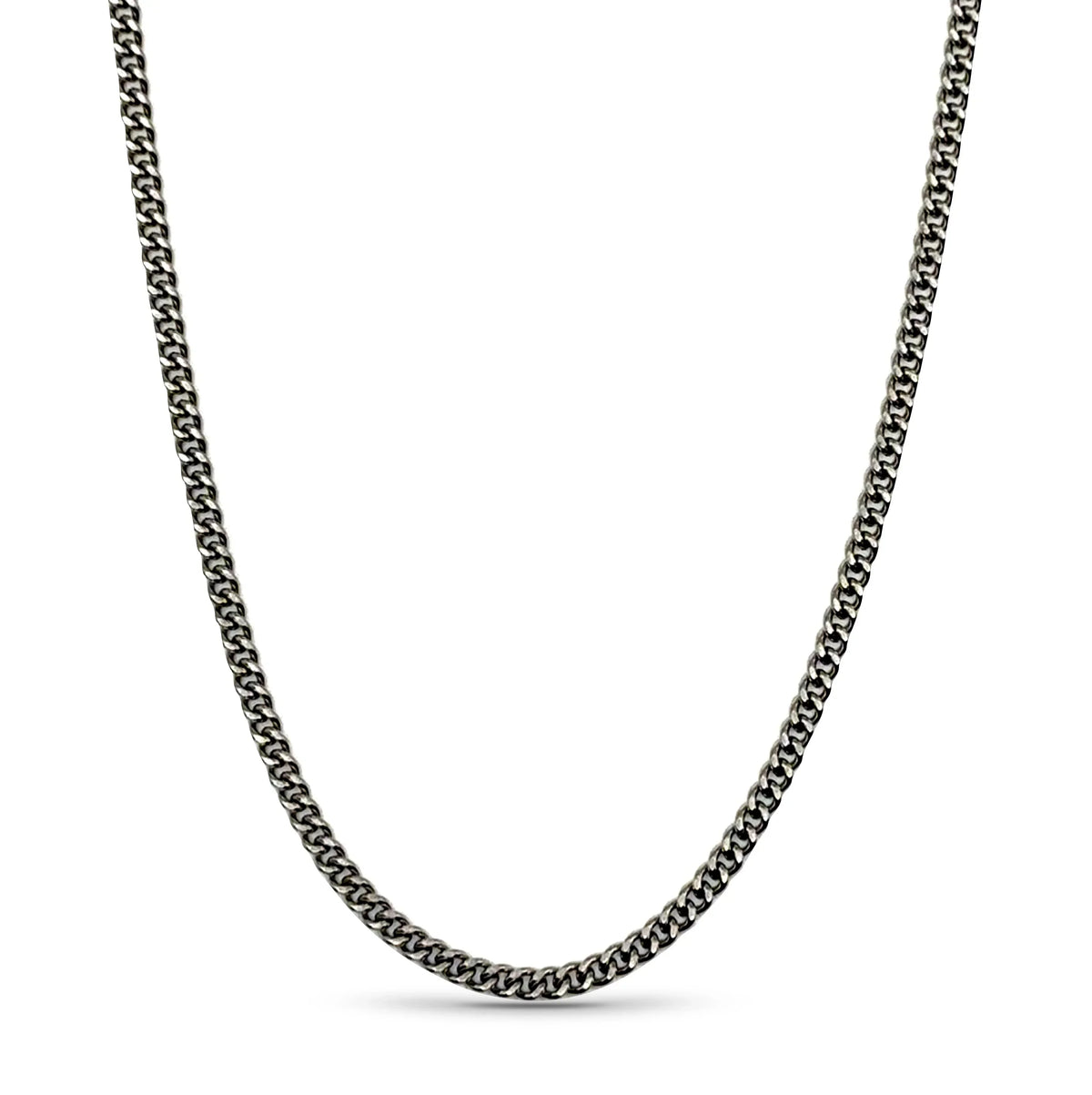 Cuban Link Chain Set (Silver) 3MM
