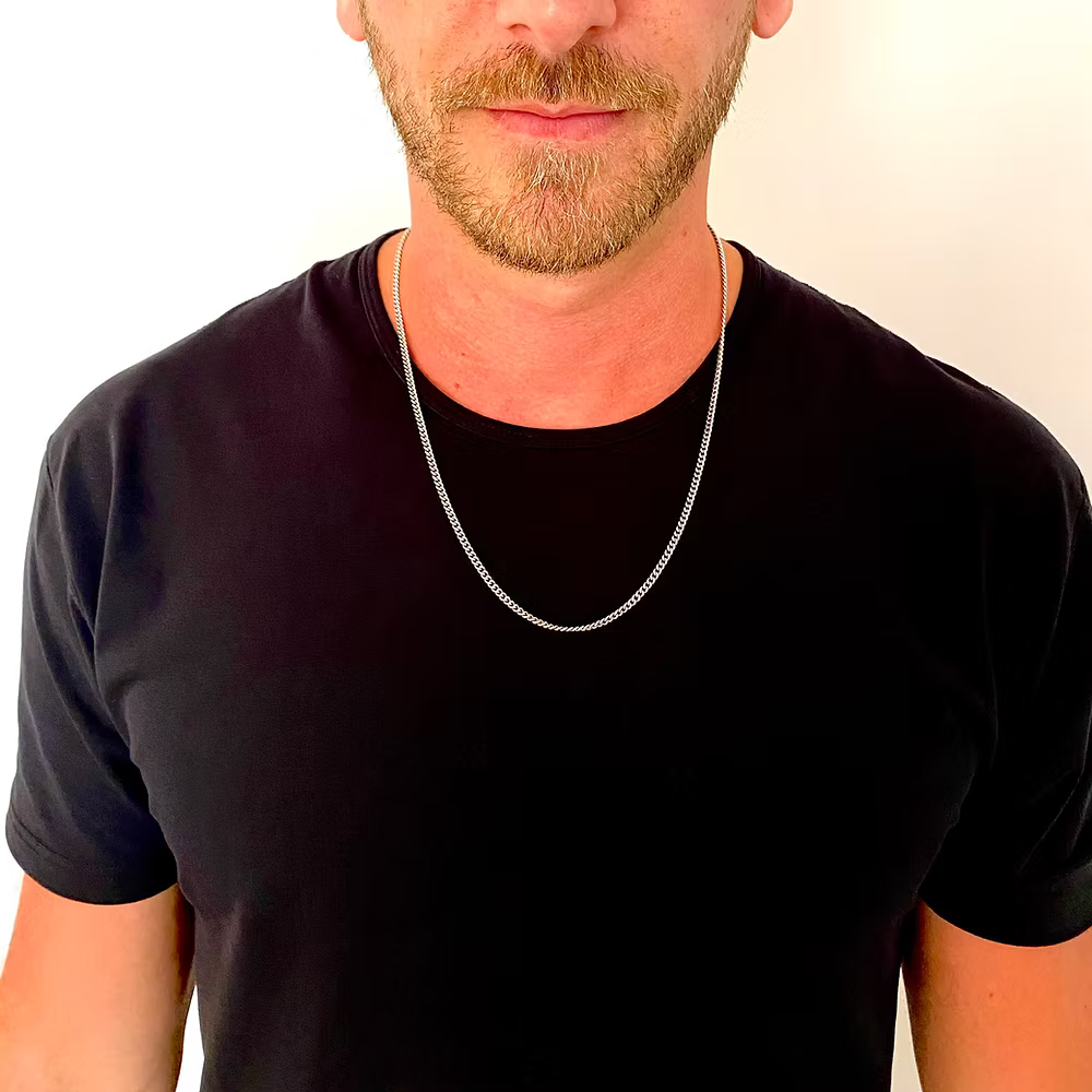 Cuban Link Chain (Silver) 3MM