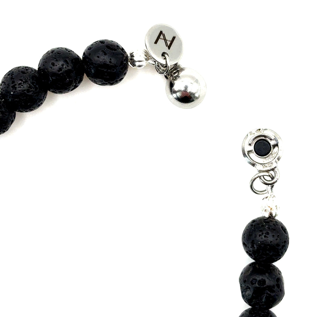 Lava Stone Beaded Bracelet