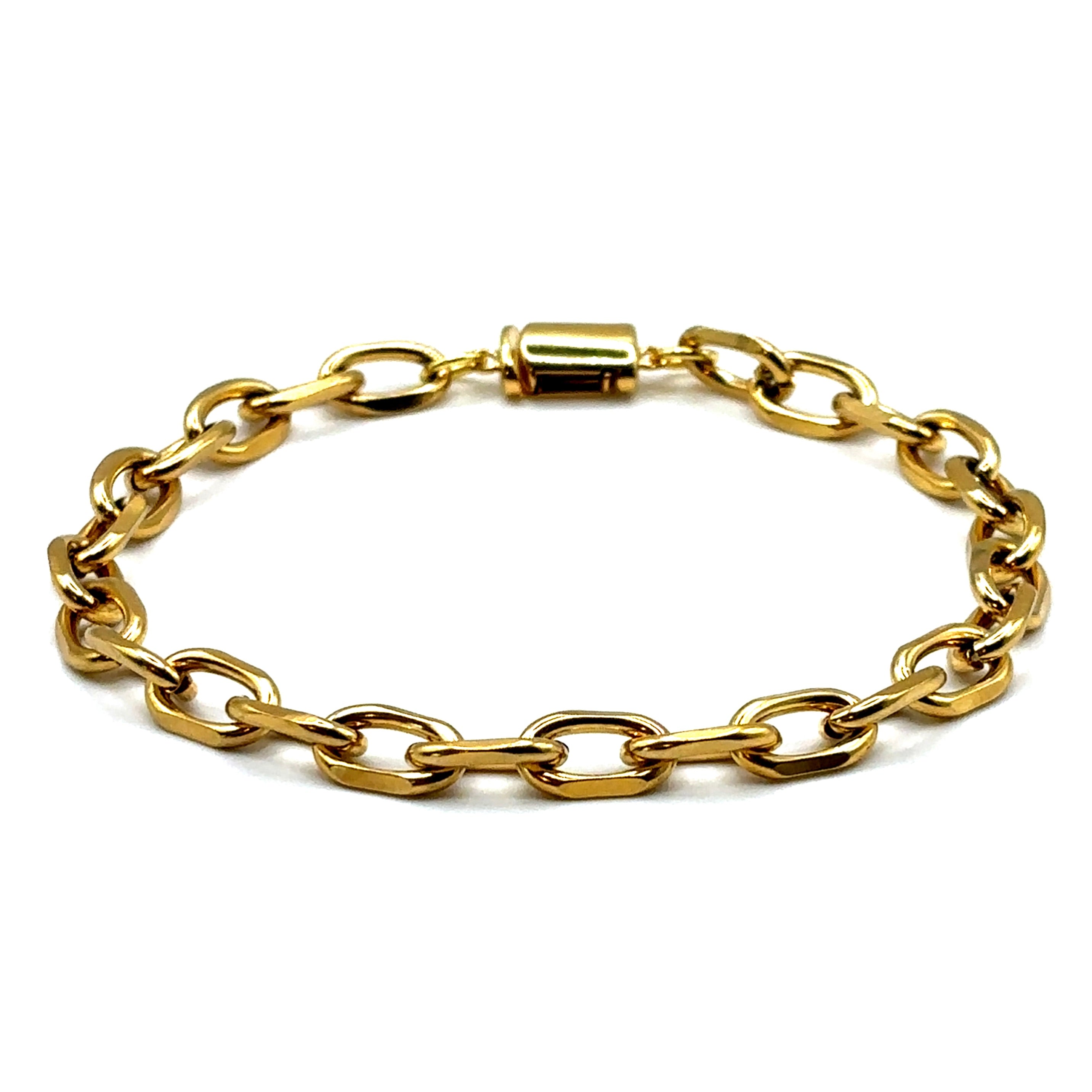 Toggle Bracelet (Gold) 7MM