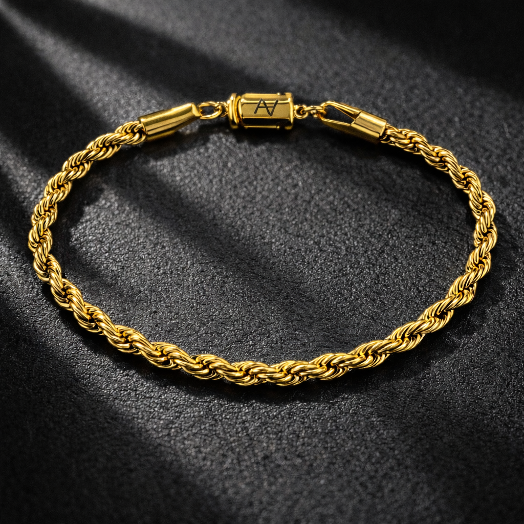 Rope Bracelet (Gold) 5MM