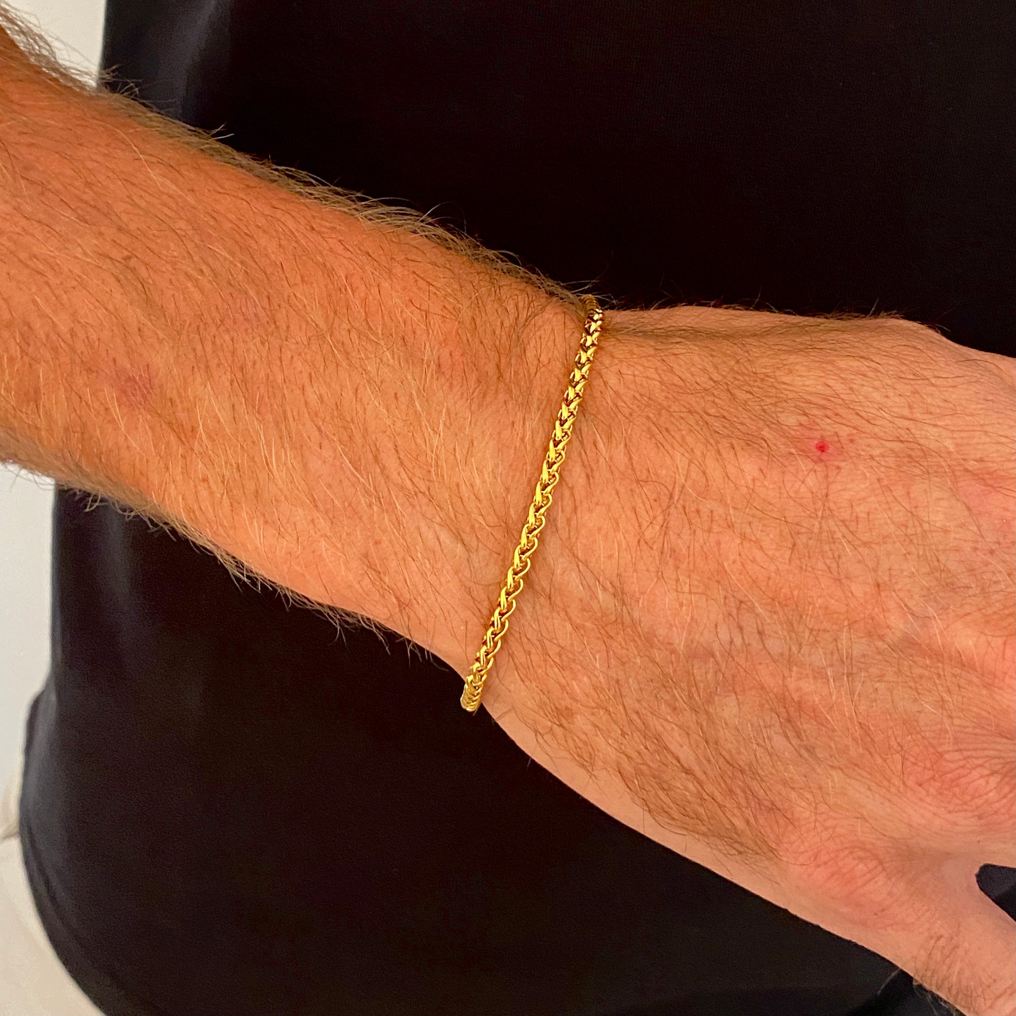 Wheat Bracelet (Gold) 3MM