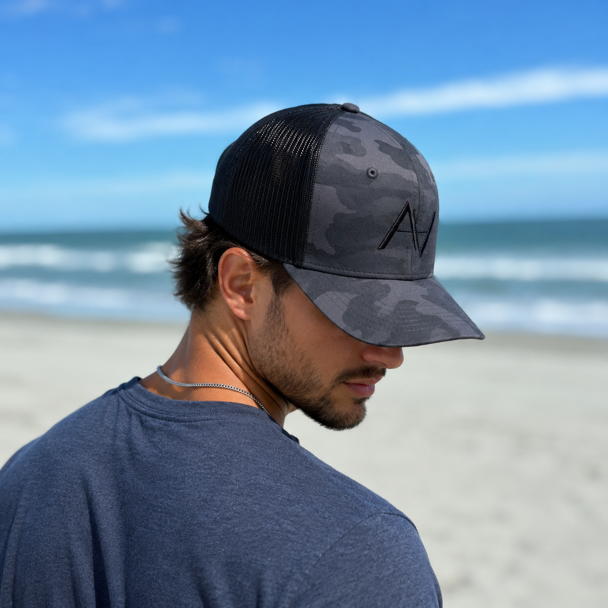 Camo Snapback Hat
