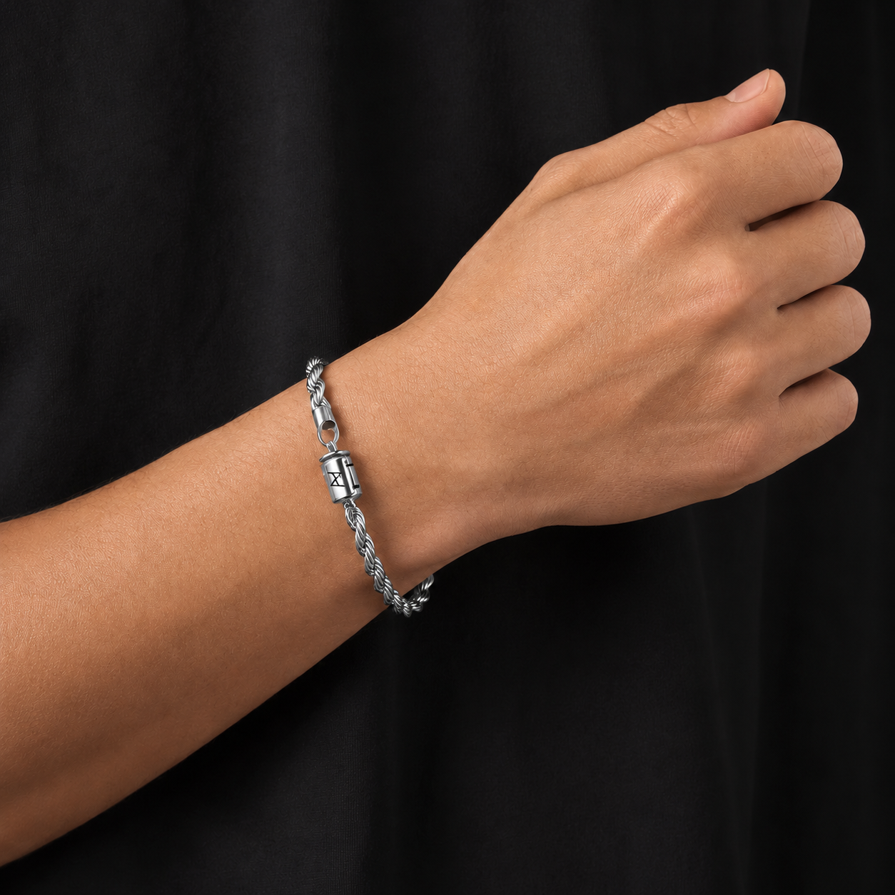 Rope Bracelet (Silver) 5MM