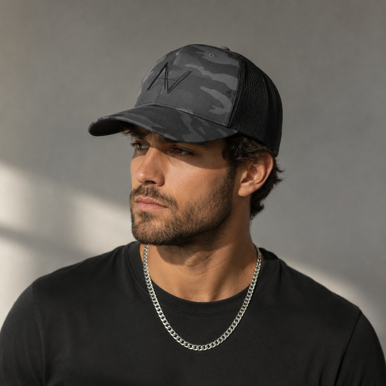 Camo Snapback Hat