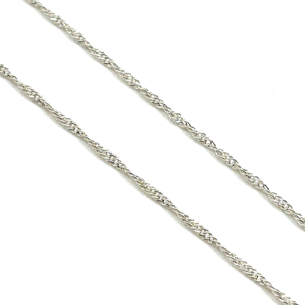 Serpentine Chain (Sterling Silver) 1.5MM