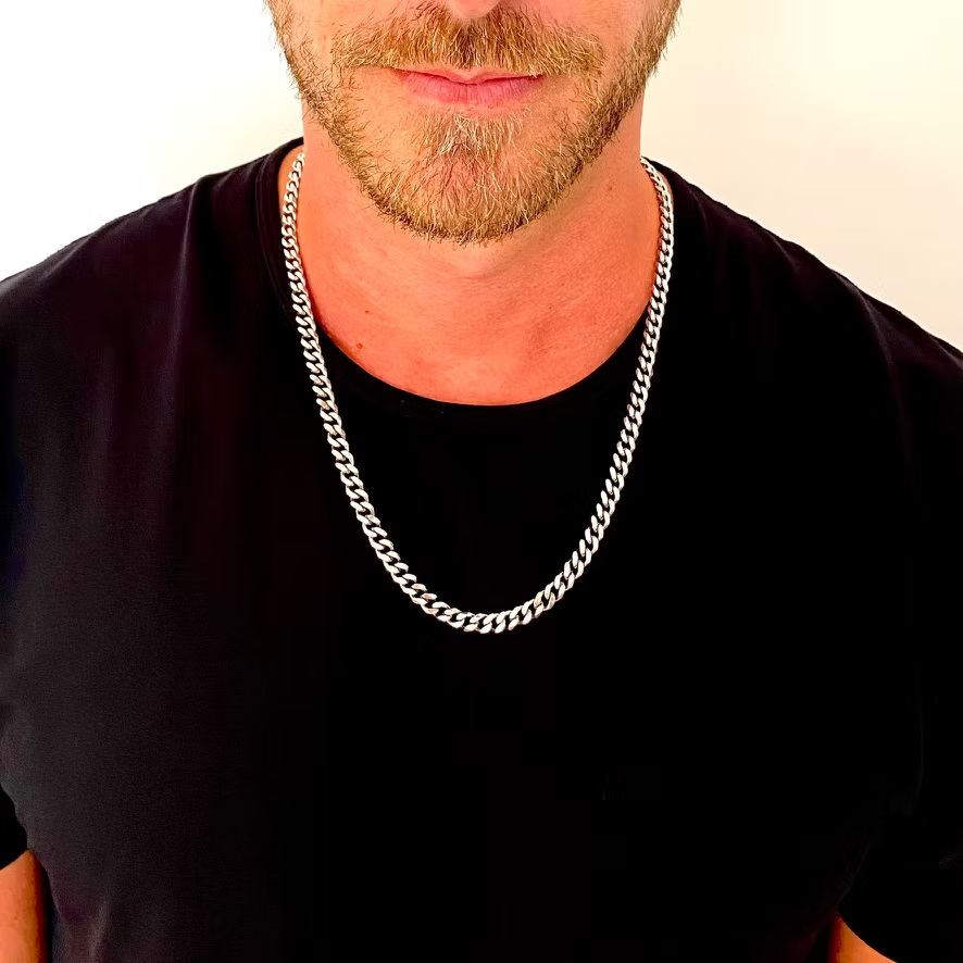 Cuban Link Chain (Silver) 6MM