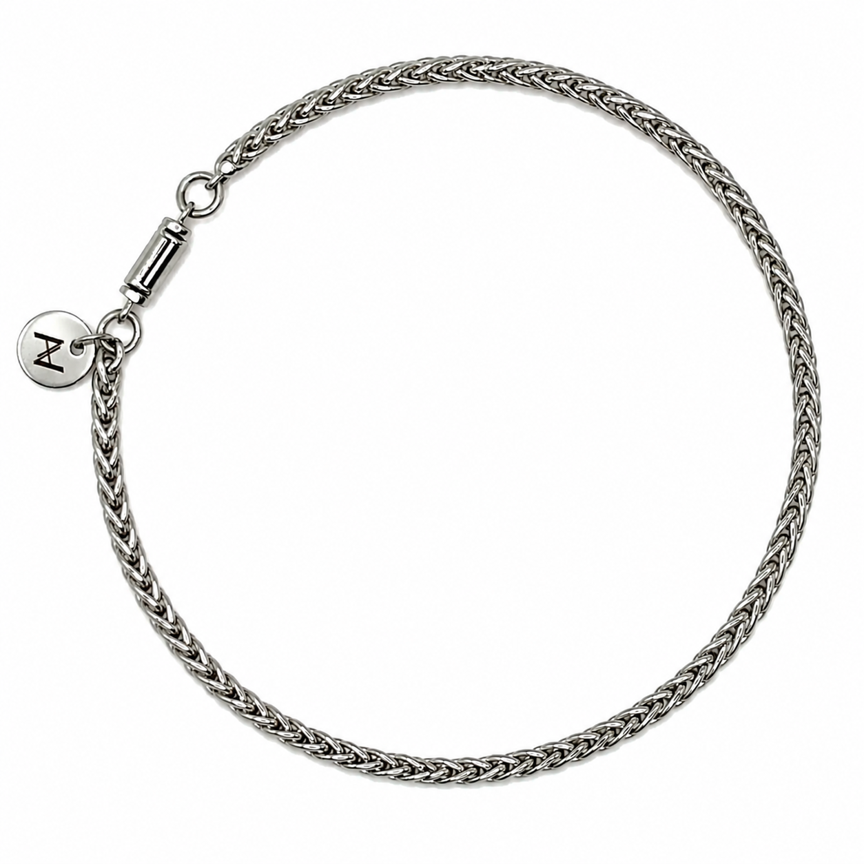 Wheat Bracelet (Silver) 3MM