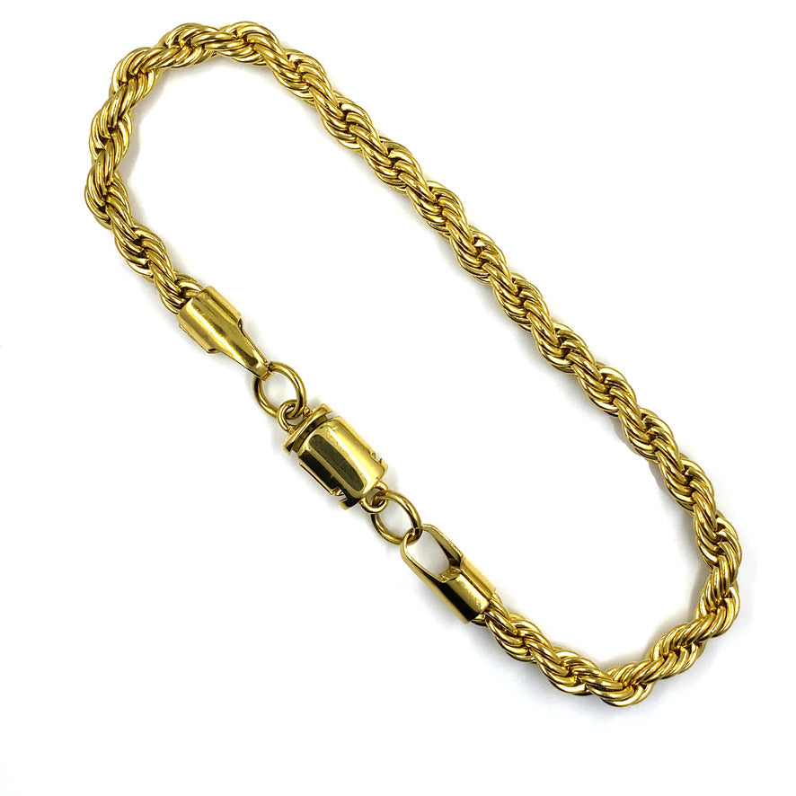 Rope Bracelet (Gold) 5MM