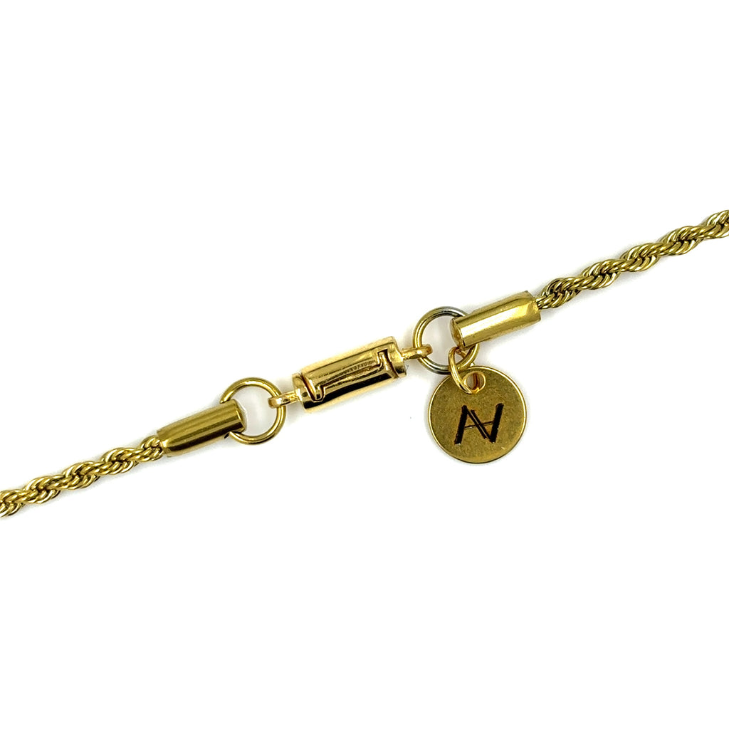 Rope Chain (Gold) 2MM