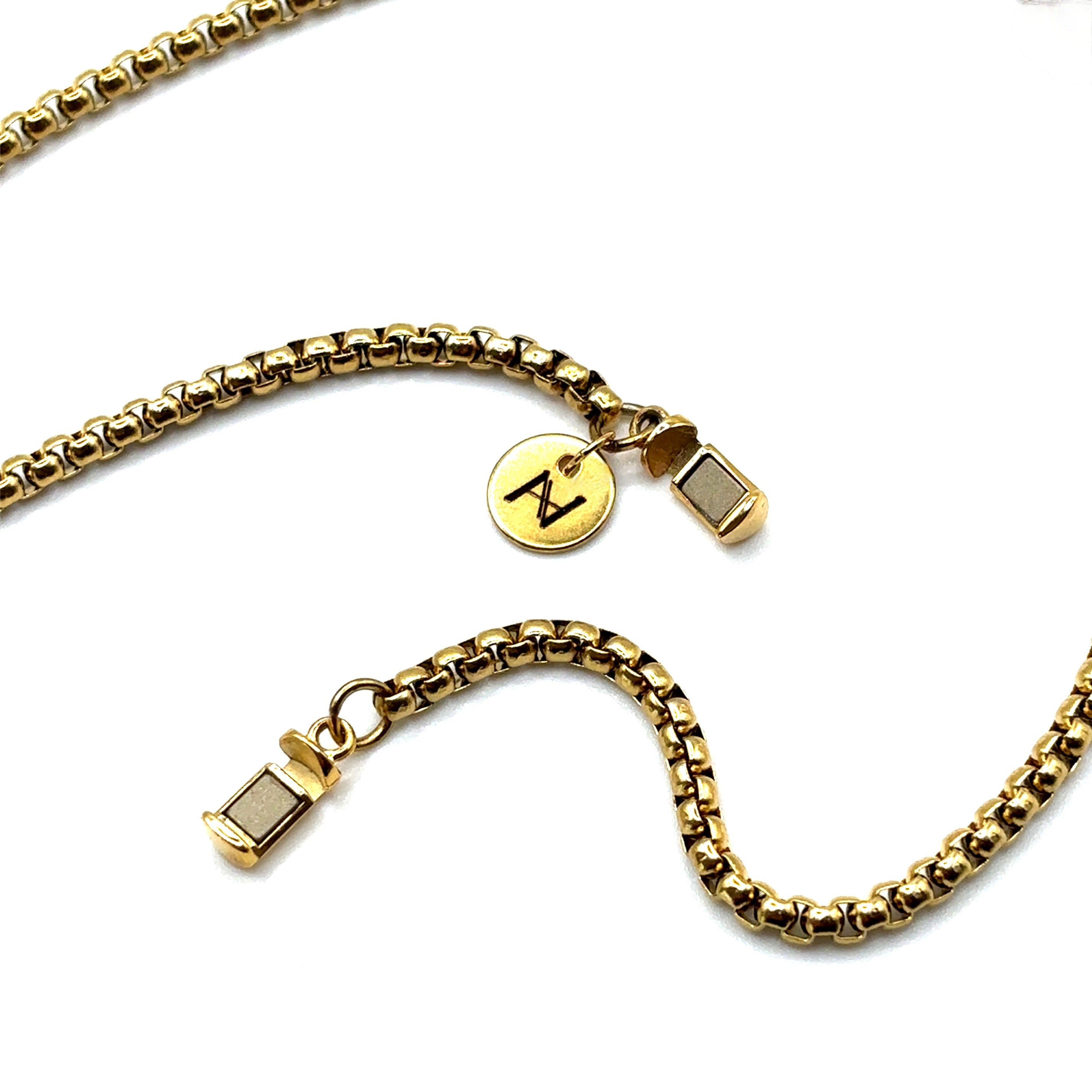 Box Bracelet (Gold) 2MM