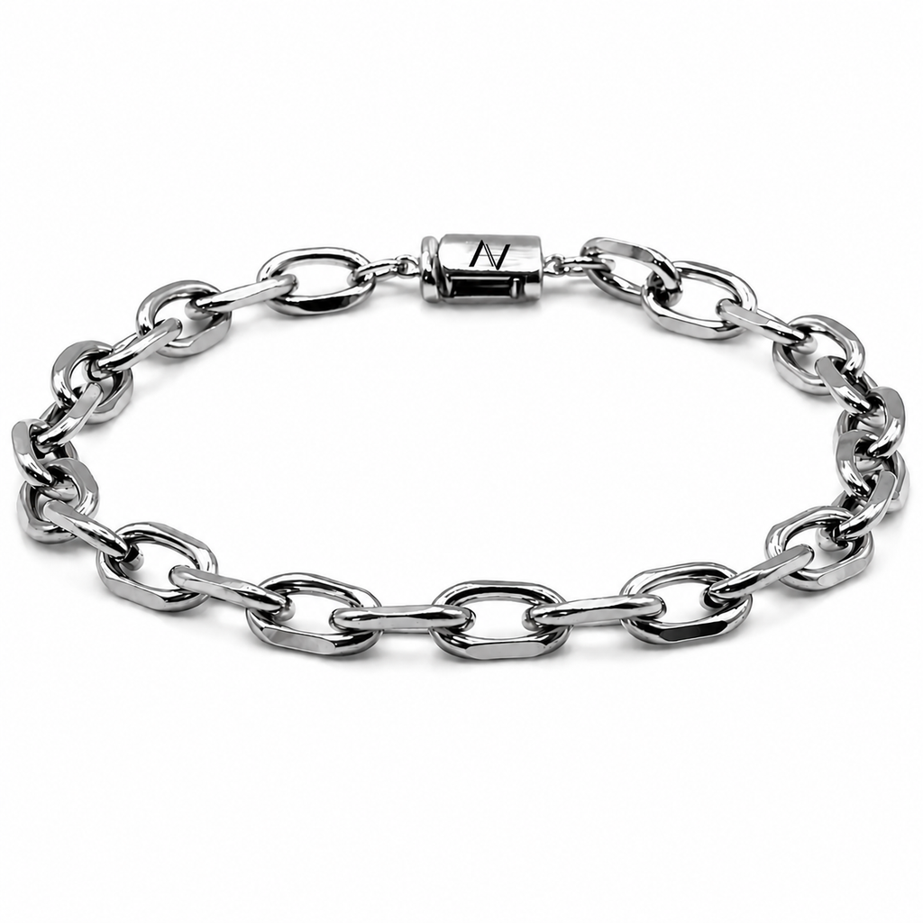 Toggle Bracelet (Silver) 7MM