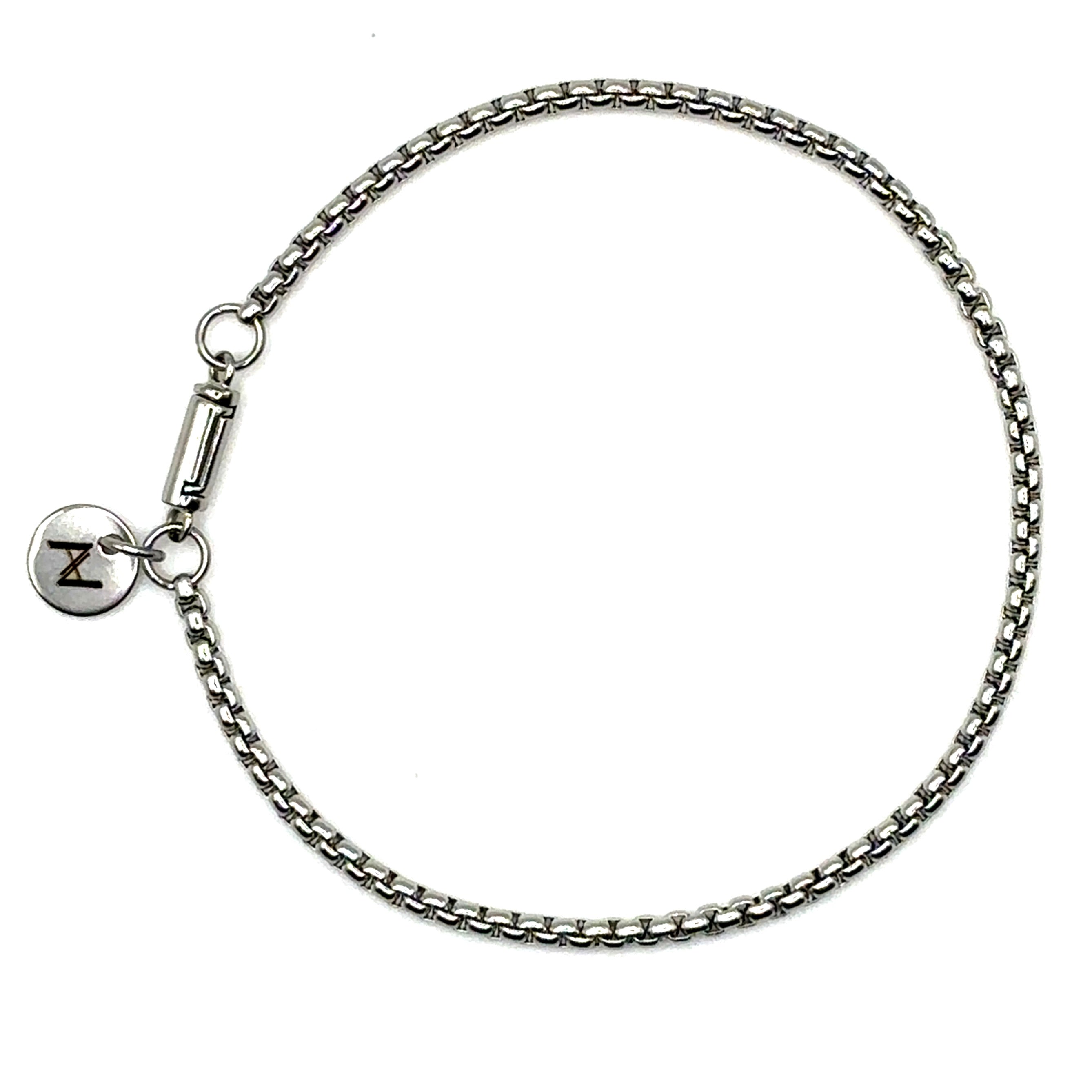 Box Bracelet (Silver) 2MM