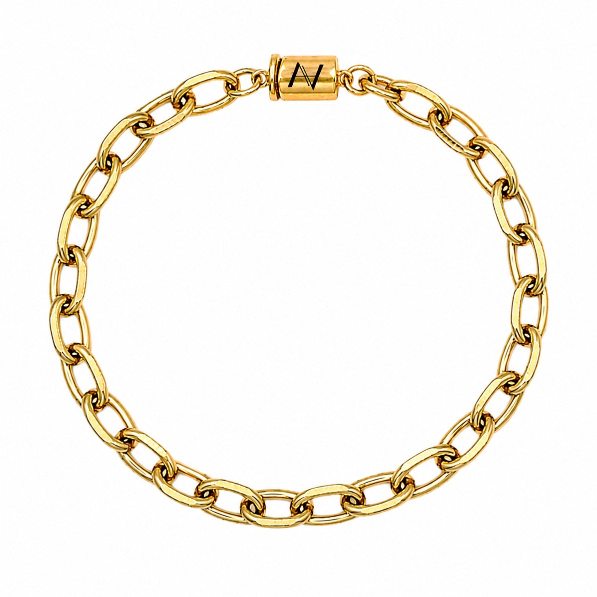 Toggle Bracelet (Gold) 7MM