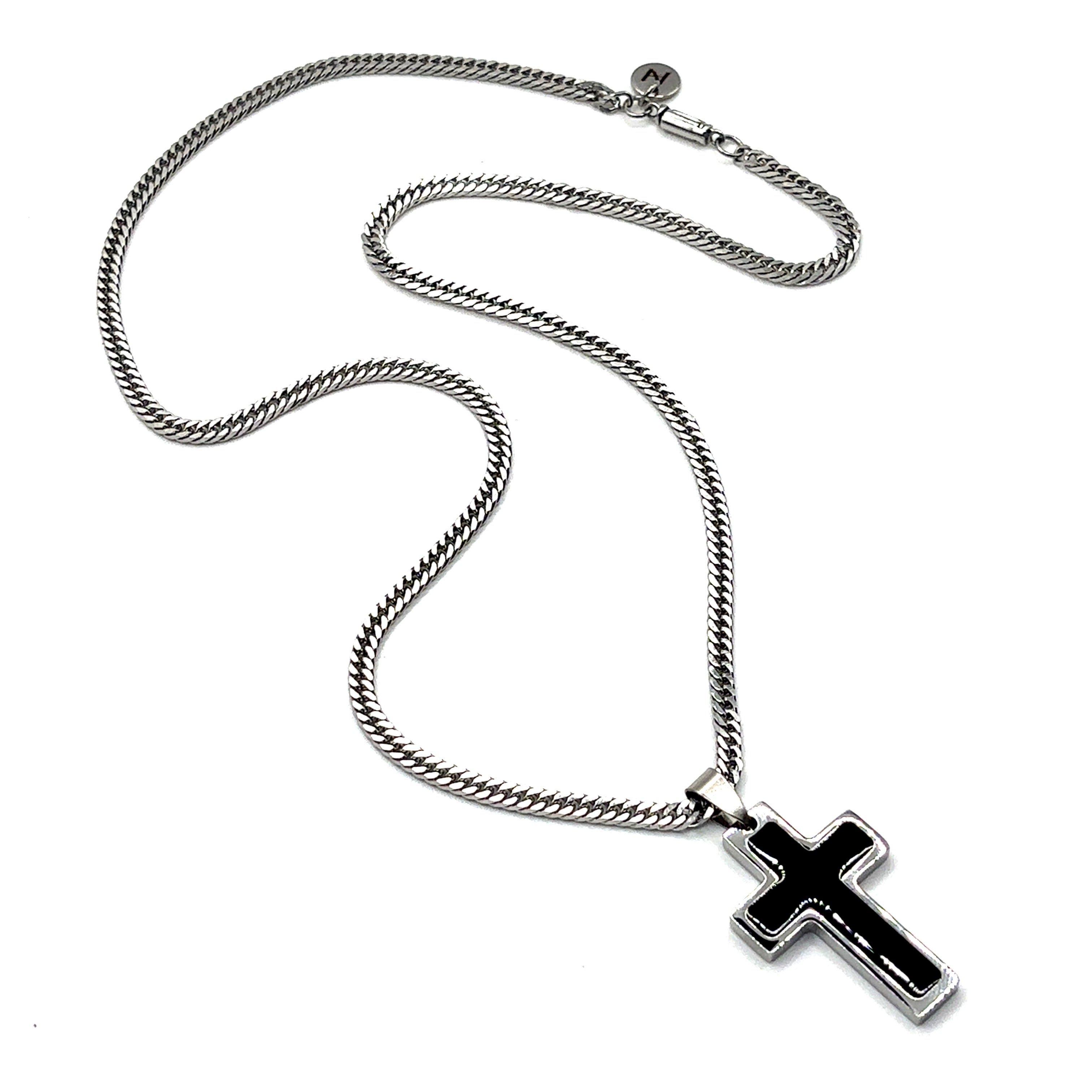 Black Cross Necklace