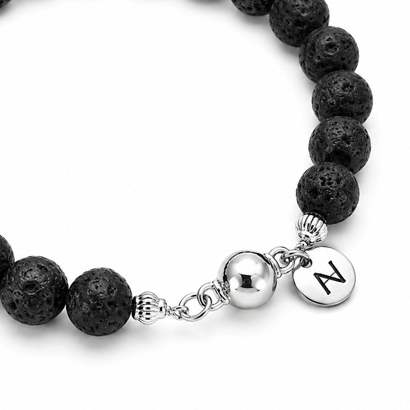 Lava Stone Beaded Bracelet