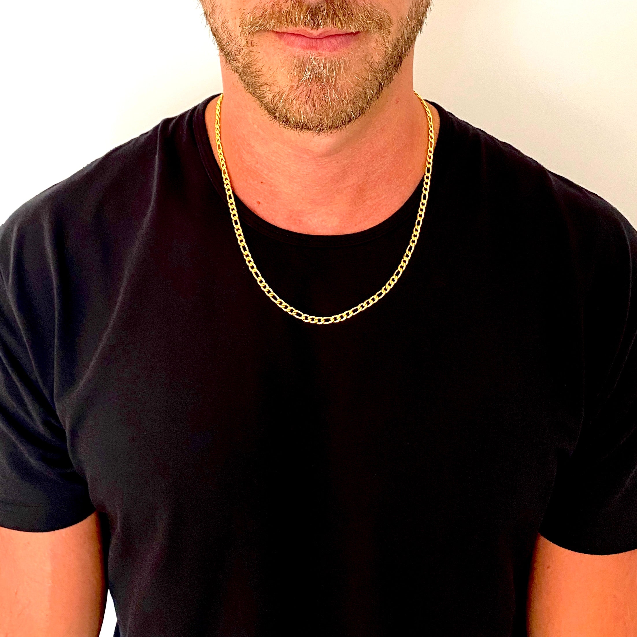 Figaro Chain (Gold) 5MM