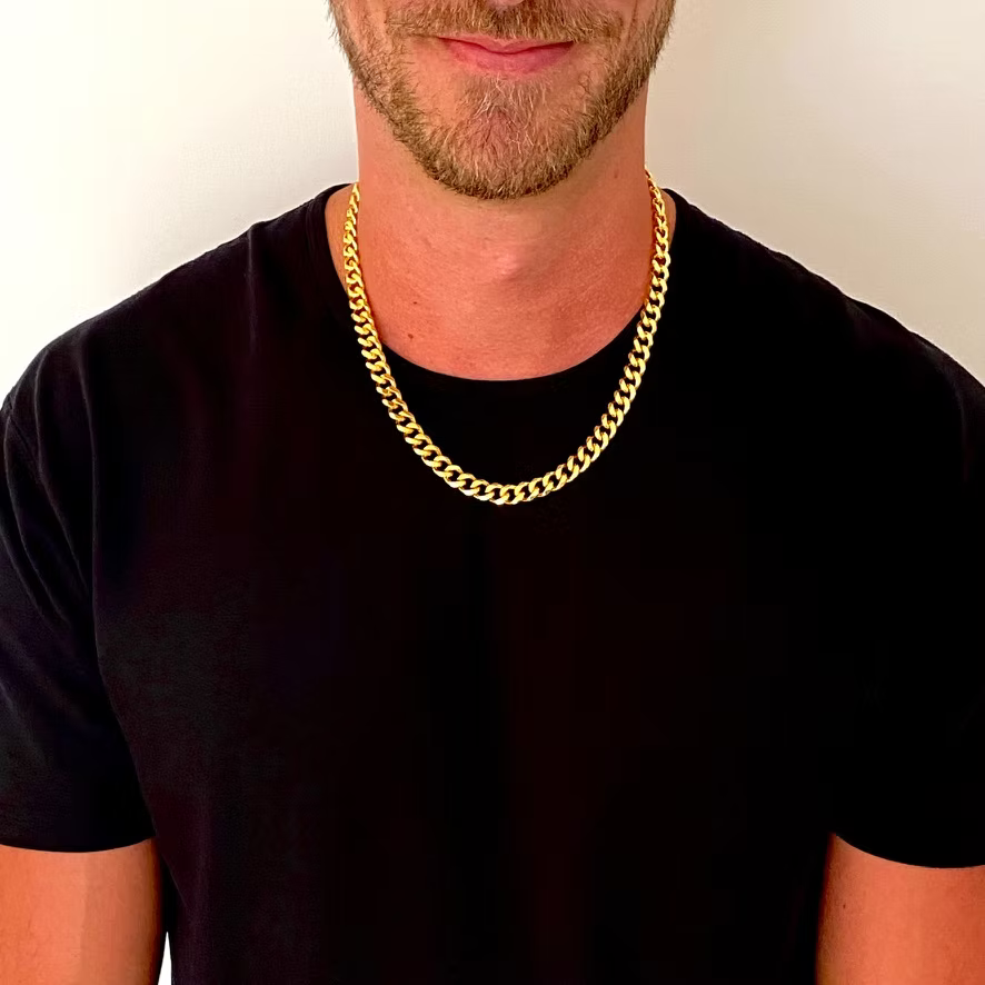 Cuban Link Chain (Gold) 9MM