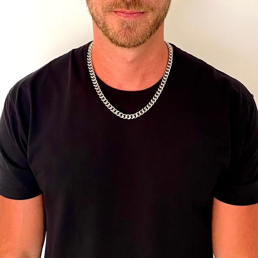 Cuban Link Chain (Silver) 9MM