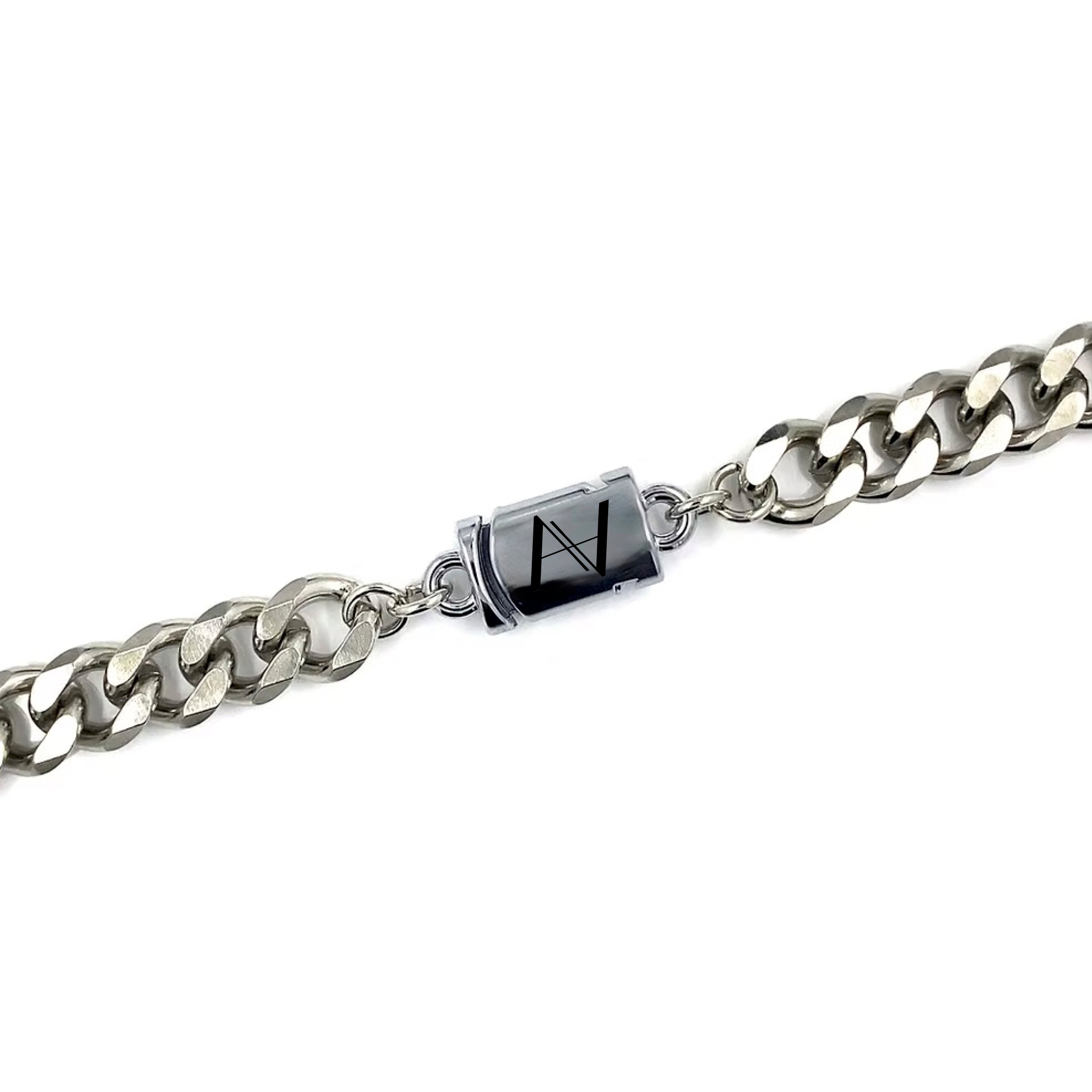 Cuban Link Bracelet (Silver) 9MM