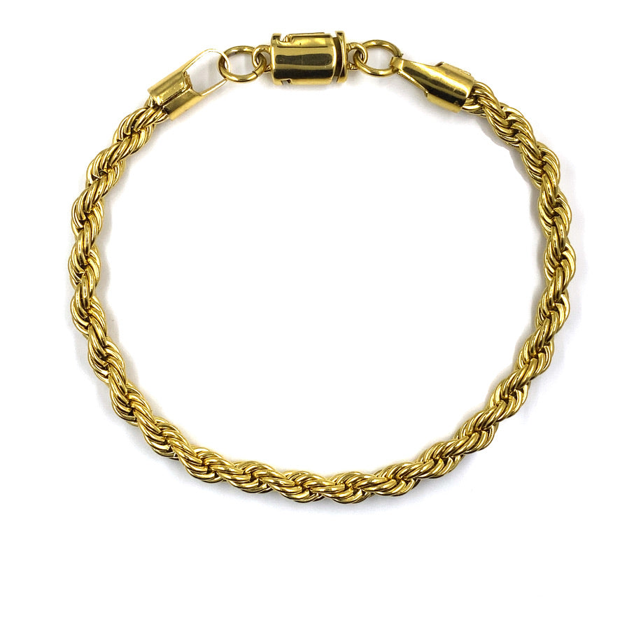 Rope Bracelet (Gold) 5MM