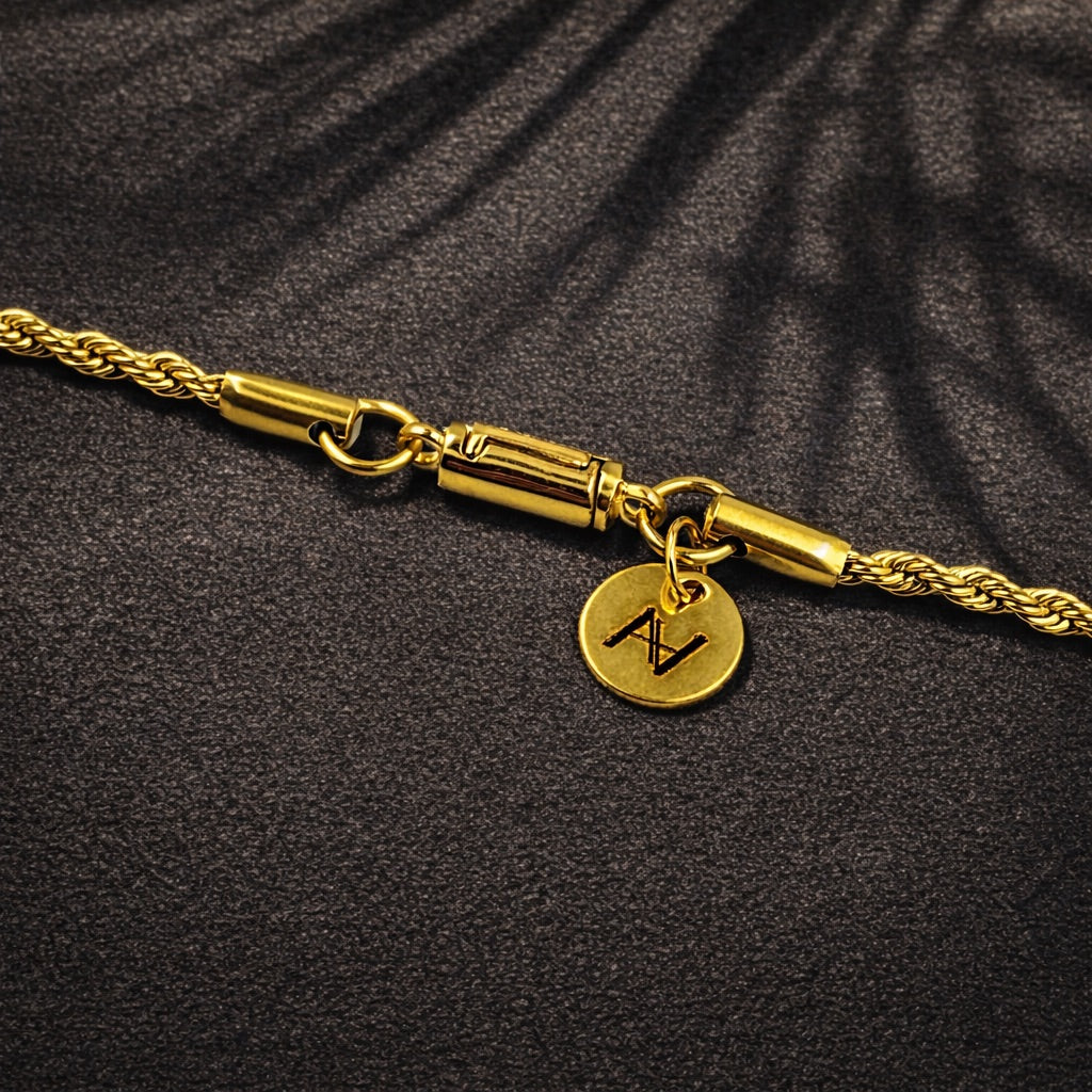 Rope Chain (Gold) 2MM