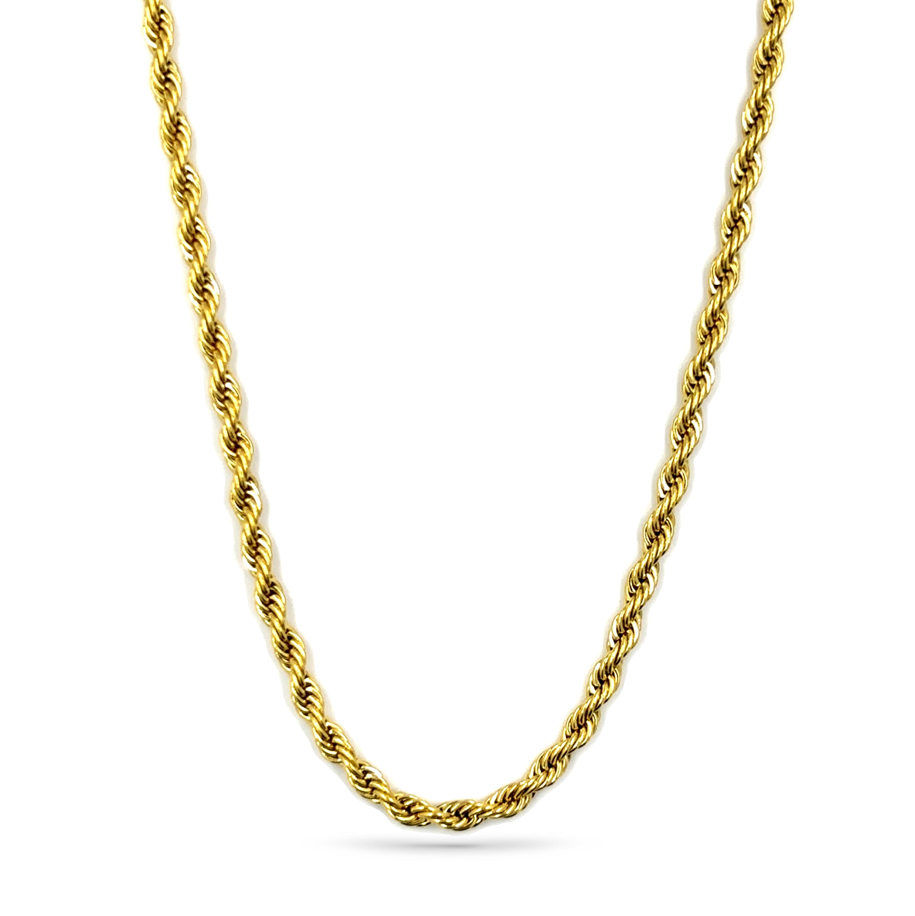 Rope Chain (Gold) 2MM