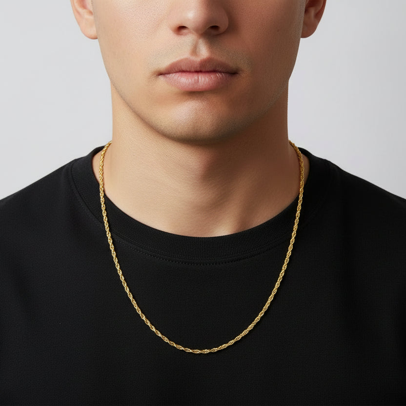 Rope Chain (Gold) 2MM