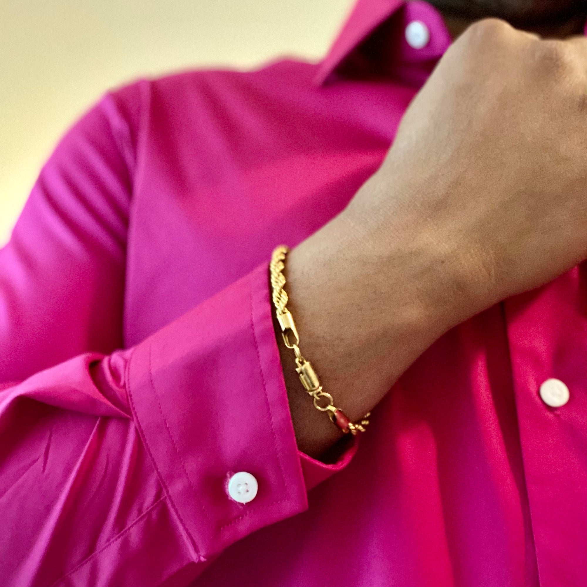 Rope Bracelet (Gold) 5MM