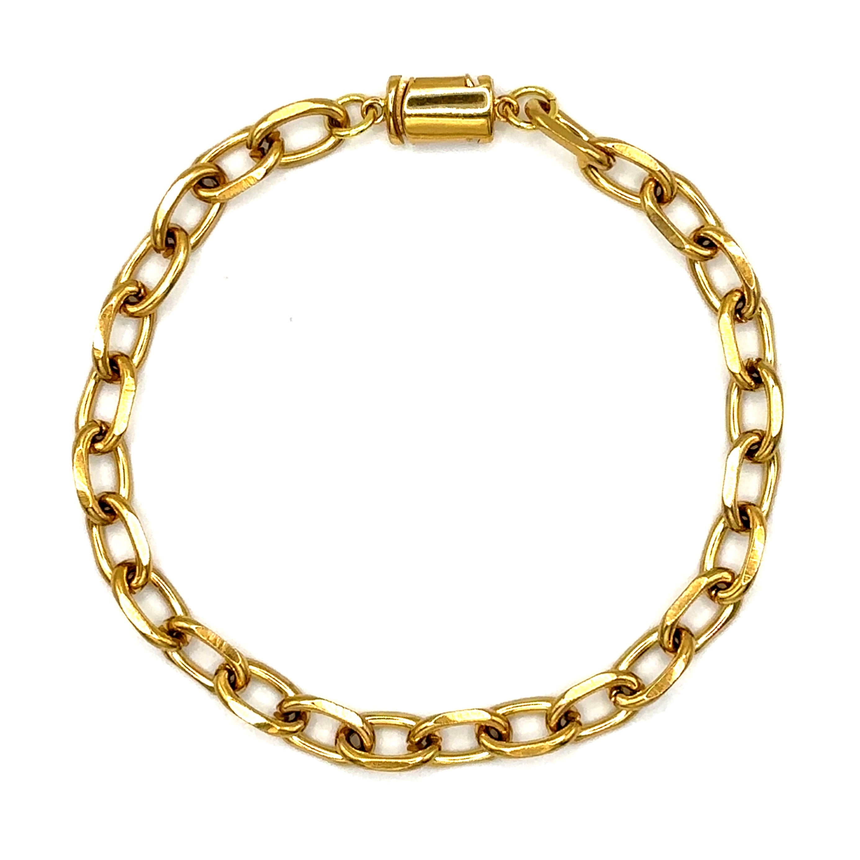 Toggle Bracelet (Gold) 7MM