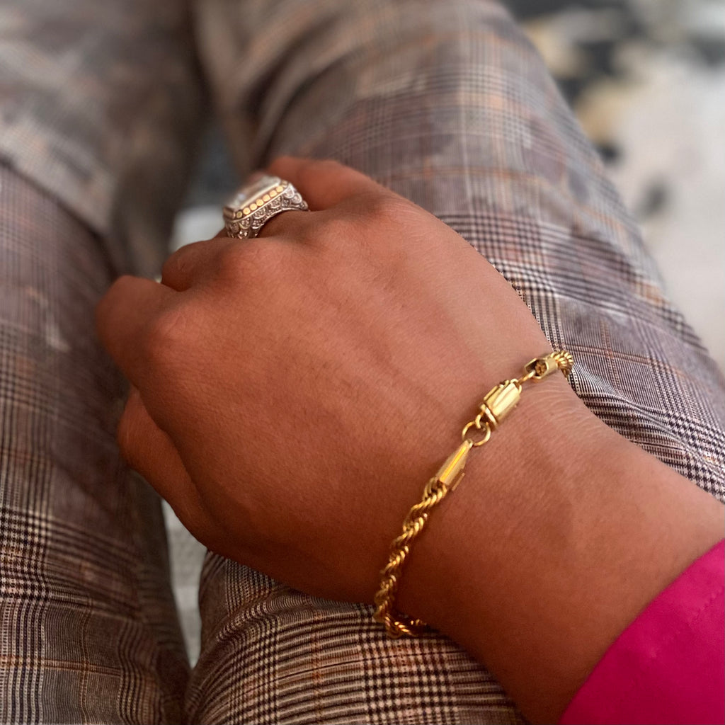 Rope Bracelet (Gold) 5MM