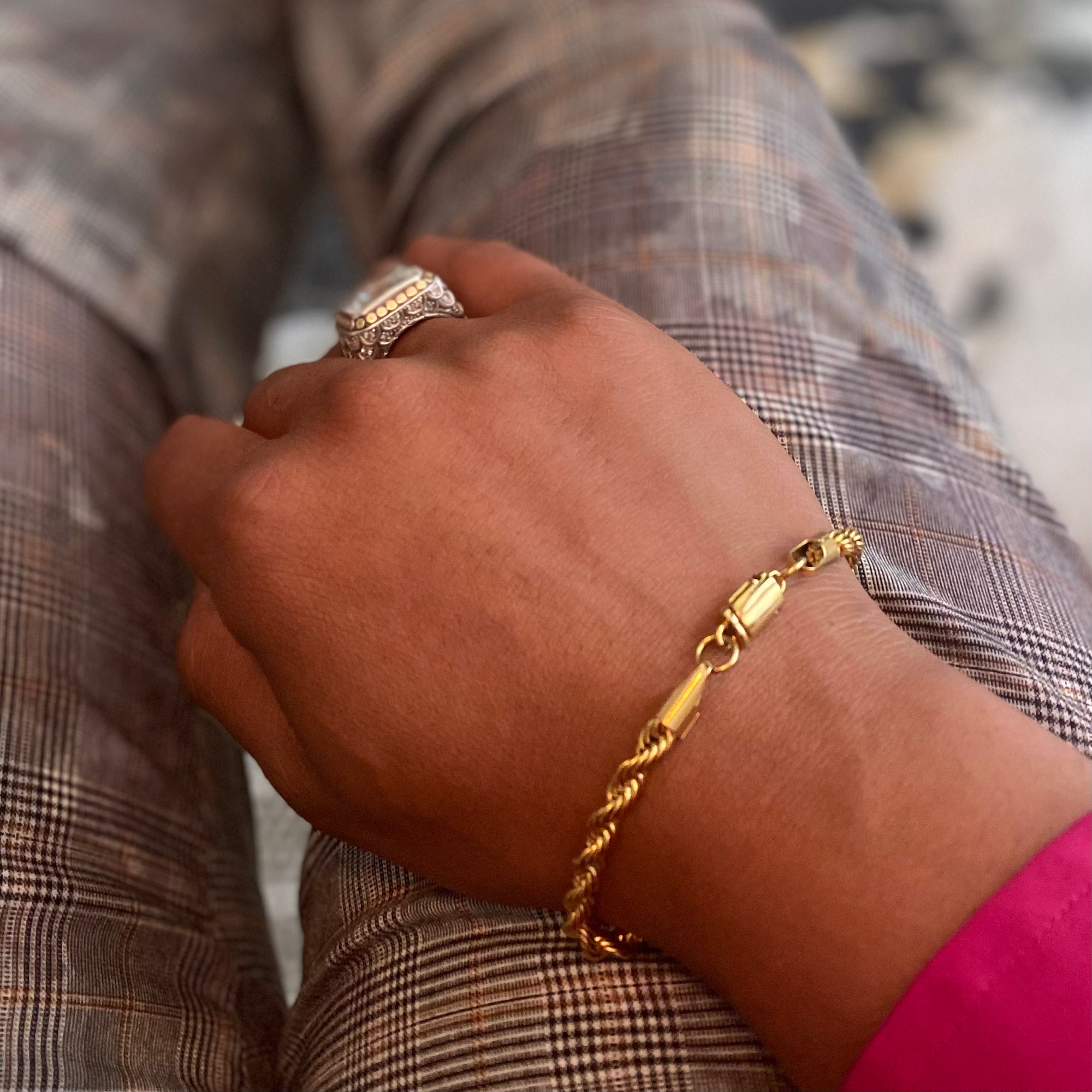 Rope Bracelet (Gold) 5MM