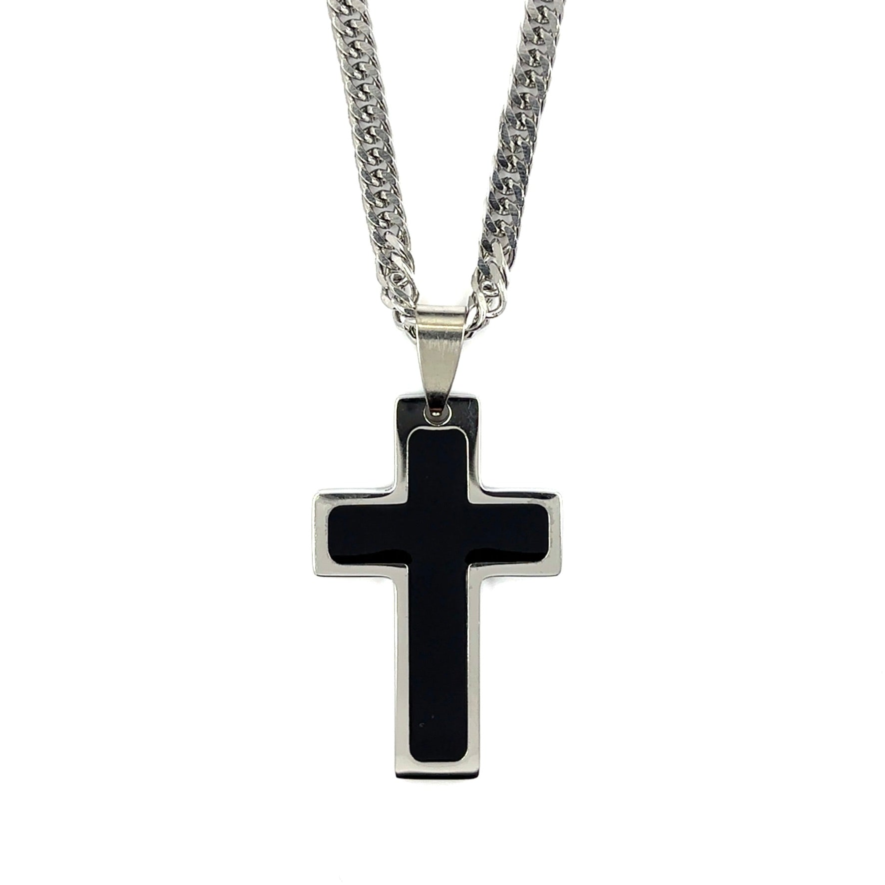 Black Cross Necklace