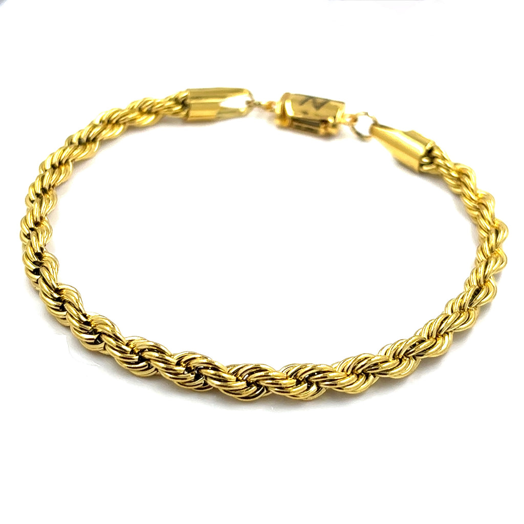 Rope Bracelet (Gold) 5MM