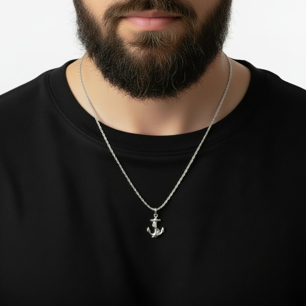 Rope Anchor Necklace