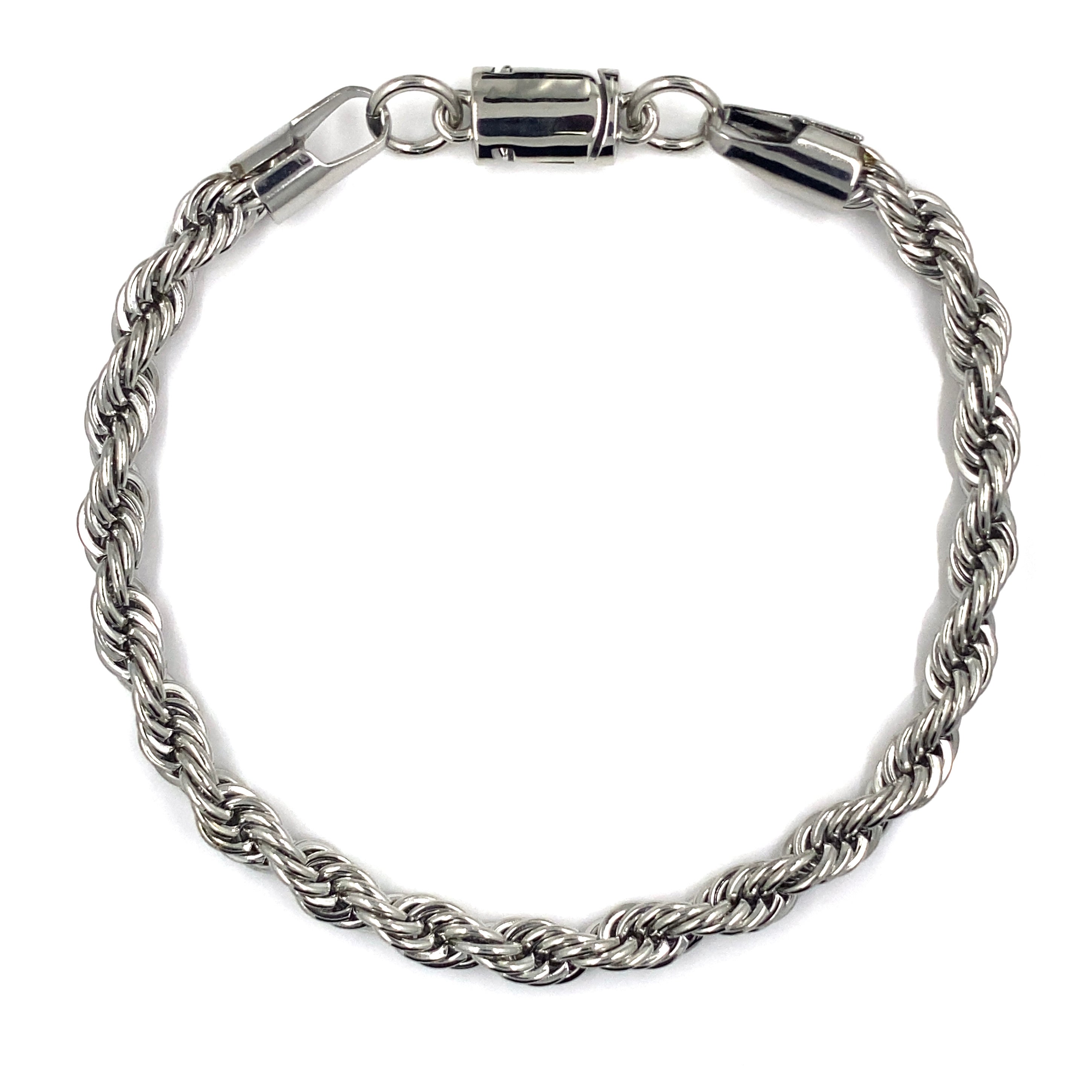 Rope Bracelet (Silver) 5MM