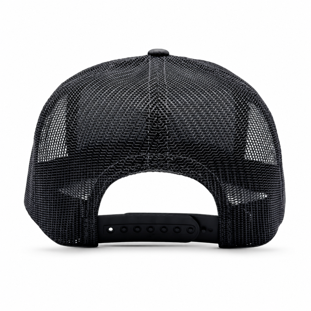 Charcoal Flat Brim Snapback Hat