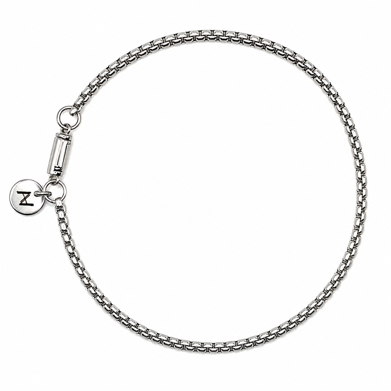 Box Bracelet (Silver) 2MM